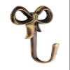 HOBKNOBS (Set of 2 Heavy Bow Antique Brass Multipurpose Wall/Wooden Mounted Hook Hanger - Gold.. view 2