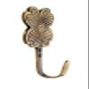 HOBKNOBS (Set of 2 Flower Antique Brass Multipurpose Wall/Wooden Mounted Hook Hanger - Goldish Brown.. view 2