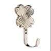 HOBKNOBS (Set of 2 Flower Nickel Plated Multipurpose Wall/Wooden Mounted Hook Hanger - Silver.. view 2