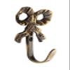 HOBKNOBS (Set of 2 Home D?cor Bow Antique Brass Multipurpose (7.5 cm) Wall/Wooden Robe Mounted Hook Hanger - Goldish Brown.. view 2