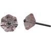 Indian-Shelf Pack of 4 Pink Glass Knobs Flower Vintage Knob view 1