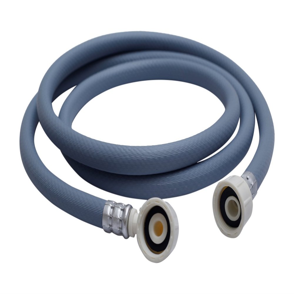 SHT Rubber Inlet Hose Pipe for Front Load Washing Machine (Grey, 3 Meters)