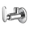 Grower Tinni Fusion Quarter Turn Fitting Angle Valve with SS Wall Flange (Chrome Finish) Made with 100% Brass 9.6 X 5 X 3 cm view 2