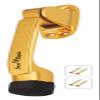 Smart Shophar Brass Meldal Door Stopper 5 Inches Gold, Durable and Scratch-Resistant, Pack of 2 for Safe Door Handling view 4