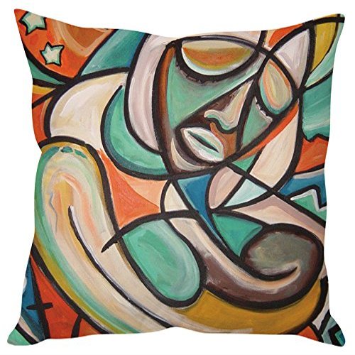 The Purple Tree Mothers' Day Cushion Cover (Pack of 1, 16x16 inches), Gift for Mom, Useful Gifts for Mom, Best Gift for Mother's Day,C-1313