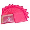 DMS RETAIL Single Packing Pink Saree Cover 6 Pcs Combo - Wedding Saree Cover/Lehenga Cover/Suit Box Cover/Saree Organiser view 1