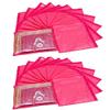 DMS RETAIL Single Packing Pink Saree Cover 6 Pcs Combo - Wedding Saree Cover/Lehenga Cover/Suit Box Cover/Saree Organiser view 3