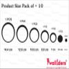 Wall1ders Rings n Dots, Mirror Stickers for Wall, Acrylic Mirror Wall Decor Sticker, Wall Mirror Stickers, Acrylic Stickers, Wall Stickers for Hall Room, Bed Room, Kitchen. (Silver) Pack of 10 view 2