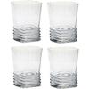 Somil Clear Elegance: Timeless Glass Designs for Every Occasion, 300 ml, Capacity, Pack of 4, Size: 12 X 7 X 7 Cm view 1
