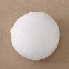 The Purple Tree White Cotton Round Cushion Filler Inserts 18x18 inches - 2 Pc view 2