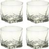 Somil Clear Elegance: Timeless Glass Designs for Every Occasion, 250 ml, Capacity, Pack of 4, Size: 9 X 7.5 X 7.5 Cm view 1