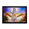 eCraftIndia 'Lord Vishnu' UV Art Painting (Synthetic Wood, 36 cm x 28 cm, Satin Matt Texture), Multicolour view 1