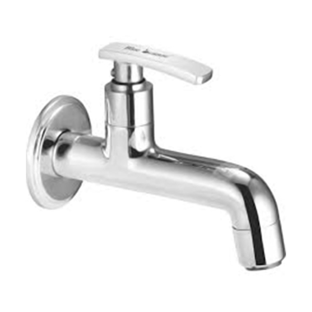 Blue Oranze Bib Cock Long Body With Wall Flange