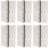 Smart Shophar Stainless Steel Bearing Hinge 5X1.25X2.5 Inches Silver Pack of 6 view 1