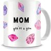 ALDIVO Mug Gift for Mom | Mug for Mothers Day | Mug for Mothers Birthday | Mug for Mothers Anniversary (Mom You're a Gem) view 1