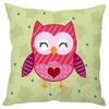 The Purple Tree Cute Cartoon Kids Cushion Cover (16x16 inches) - 1 pc view 1