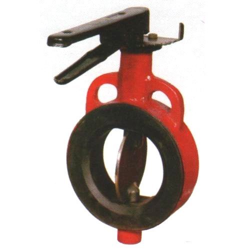 GOLD 3'' C.I. Butterfly Valve Nitrile Rubber M.S. Fabricated Handle (C I Disc)