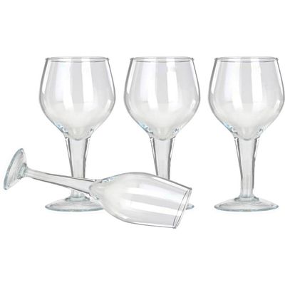 Somil Beautiful Wine Glasses for Memorable Moments, 250 ml, Capacity, Pack of 4, Size: 16 X 6.5 X 6.5 Cm