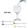 Somil Beautiful Wine Glasses for Memorable Moments, 250 ml, Capacity, Pack of 4, Size: 16 X 6.5 X 6.5 Cm view 4