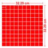 Wall1ders 100 Squares Chips (3 cm Each) Mirror Stickers for Wall. (Golden1)(Acrylic) view 2