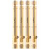 Smart Shophar Brass Plain Tower Bolt 4 Inches Gold Silver Pack of 4 - Sturdy and Versatile Bolt Set for Doors and Gates - Durable, Classic Design, Seamless Setup Process, Secure Fastening view 1