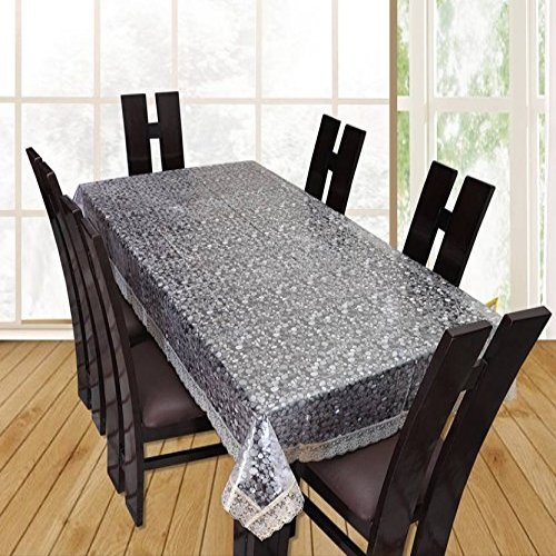 Lee Decor Solid 6 Seater Table Cover Size (W*L) : 60 inches * 81 inches