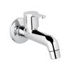 Kamal Brass Bib Cock Fusion (Silver, Pack of 1) view 1