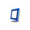 6W LED Side Blue Square Surface Panel Light Ceiling 3D Effect Lighting (Double Color) | Colour Light for Celling | | 6 watt led Ceiling Lights | view 1