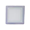 6W LED Side Blue Square Surface Panel Light Ceiling 3D Effect Lighting (Double Color) | Colour Light for Celling | | 6 watt led Ceiling Lights | view 3