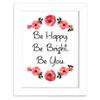 TiedRibbons Inspirational framed quotes for bedroom with frame view 1