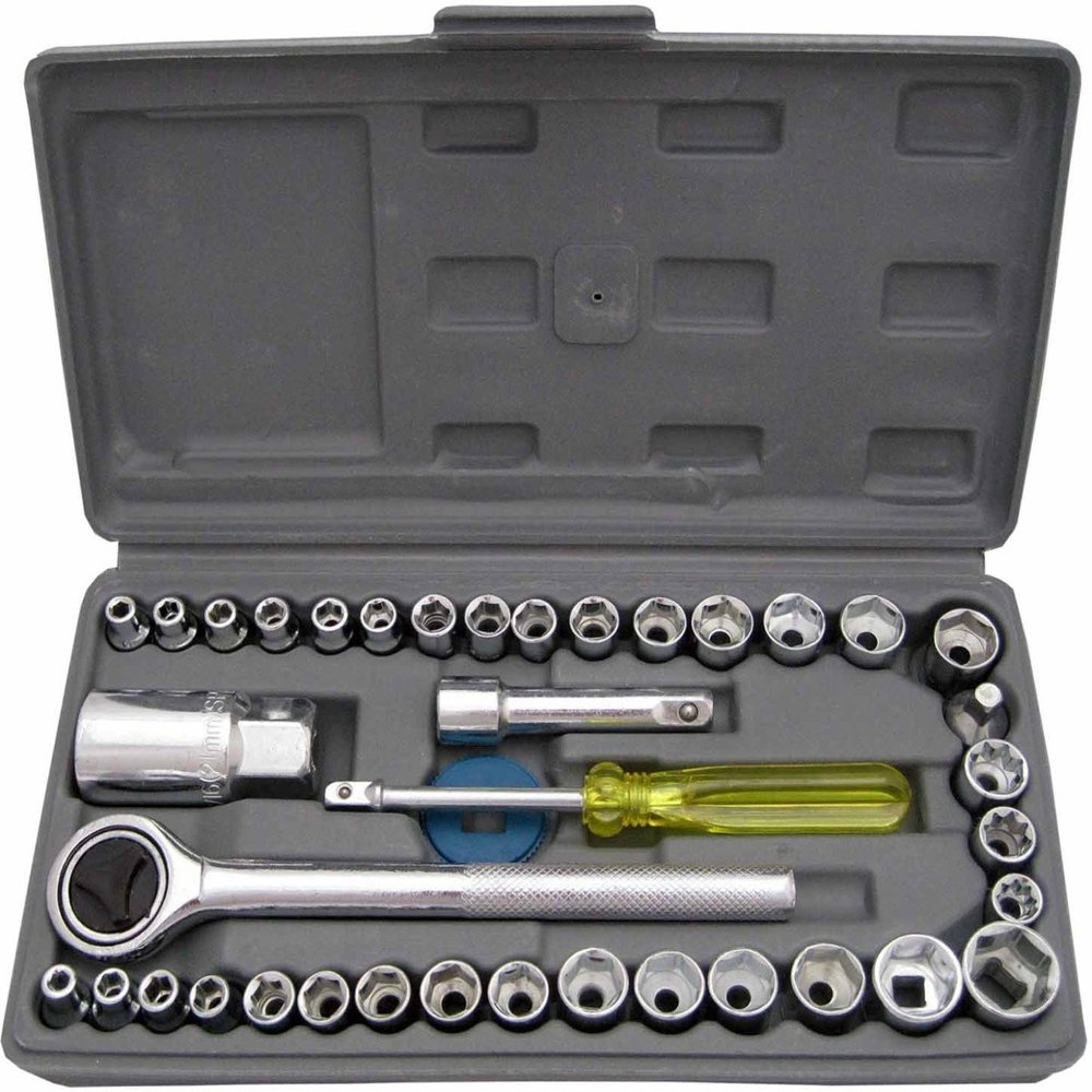 Japp Aiwa 40Pc Multi Purpose Combination Socket Wrench Set