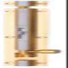 Smart Shophar Brass Hex Tower Bolt 12 Inches Gold Silver Pack of 1 Versatile Bolt for Gates, Fences, and Barn Doors Premium-Grade, Modern Finish, Seamless to Deploy Design, Maintain Quality view 2