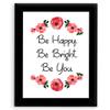 TIED RIBBONS Inspirational Quotes Wall Frames Motivational Quotes Wall Posters with Frames for Home Office kids Girls Mom Living Room Bedroom Study Room Classroom view 1