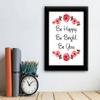 TIED RIBBONS Inspirational Quotes Wall Frames Motivational Quotes Wall Posters with Frames for Home Office kids Girls Mom Living Room Bedroom Study Room Classroom view 2