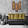 eCraftIndia 'Tribal Lady Satin Matt Texture' UV Art Painting (Synthetic Wood, 18 cm x 2 cm x 36 cm, Set of 3) view 2