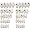 AM Plastic Jhumka Base Medium Size in Dome Shape for Jewellery Making & Thread Wrapped Jewellery view 1