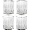 Somil Clear Elegance: Timeless Glass Designs for Every Occasion, 300 ml, Capacity, Pack of 4, Size: 11.5 X 6.5 X 6.5 Cm view 1