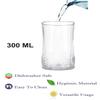 Somil Clear Elegance: Timeless Glass Designs for Every Occasion, 300 ml, Capacity, Pack of 4, Size: 11.5 X 6.5 X 6.5 Cm view 4