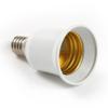 Generic Durable Lamp Socket Adapter E14 to E27 Plug LED Light Bulb Holder Base Converter view 3