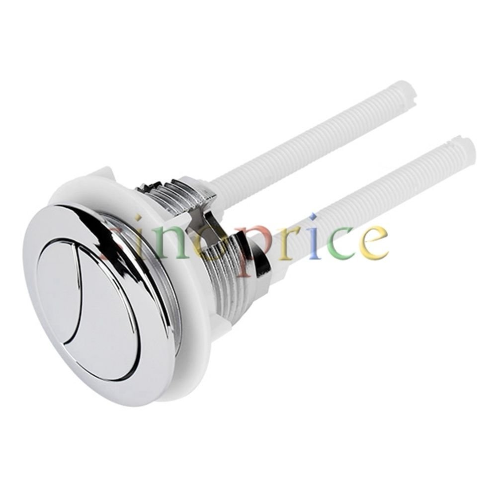 NavaHome Basics Dual Flush Toilet Water Tank Valve Push Button for 38mm Hole Cistern Lid
