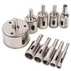NavaHome Basics 10 PCS : Jelbo 10PC Drill Bit for Metal Glass Drill Power Tools Ceramic Tile Marble Open Hole Mini Hand Drill Bit Set Metal Hole Saw view 1