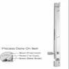 Smart Shophar Brass Plain Tower Bolt 4 Inches Nickel Silver Pack of 4 - Functional and Reliable Tower Bolt Set - Sleek Design, Quick and Simple Mounting, Secure Fastening view 3