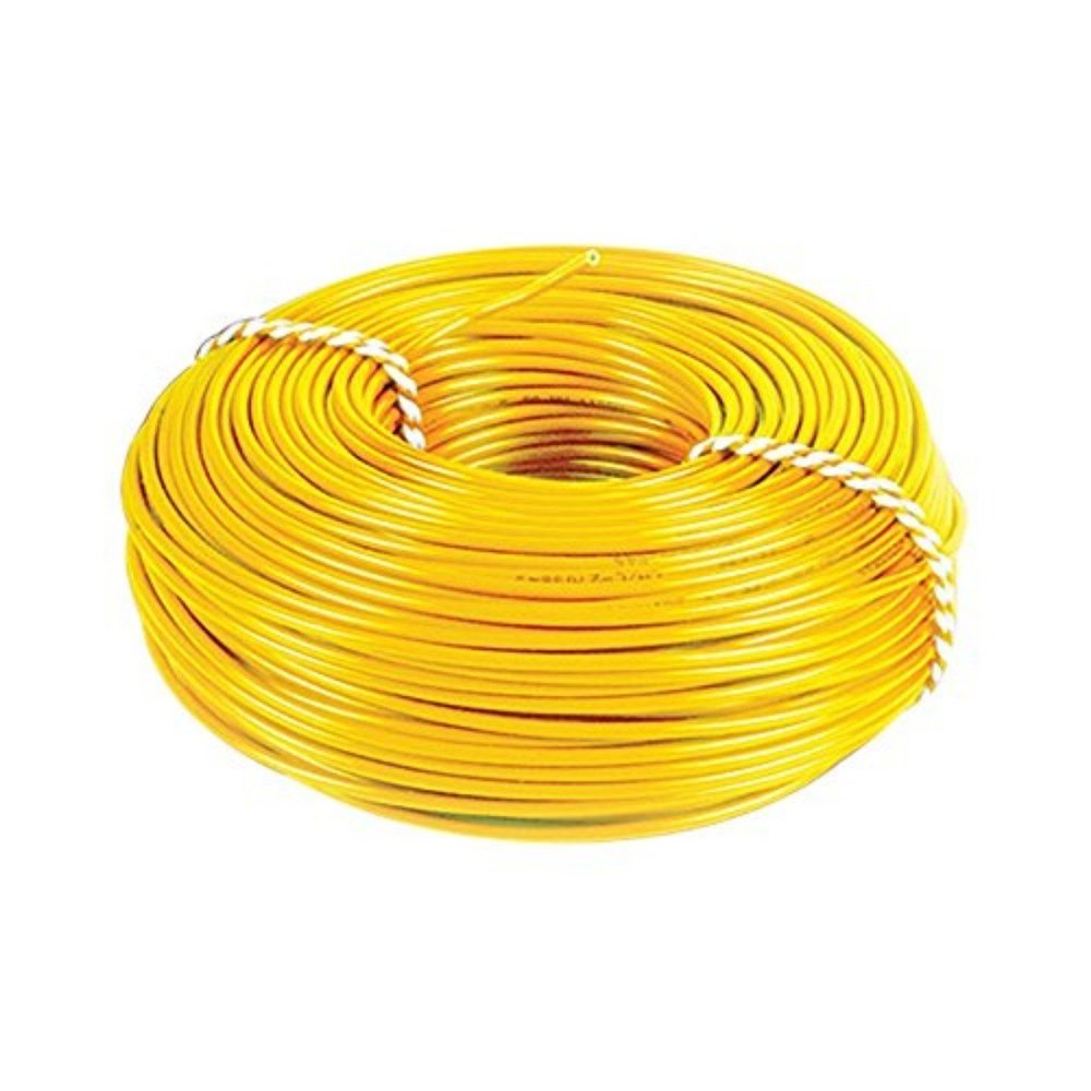 BCC Cab 1 Sq. mm wire 90 mtr coil (Yellow)