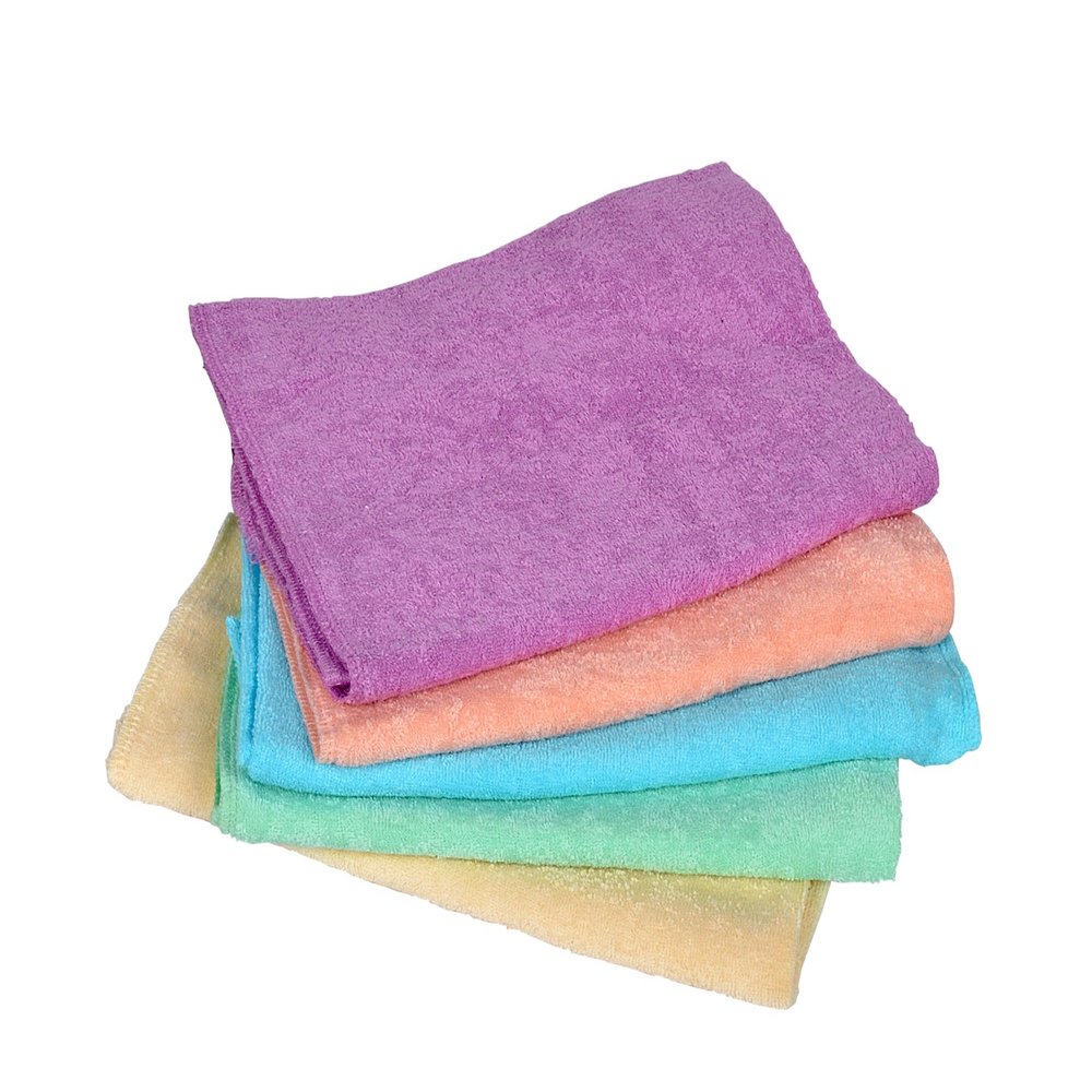 Sathiyas 100% Cotton Kitchen Towels, Cleaning Cloth's - Pack of 5