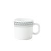 Larah by BOROSIL Classic Opalware Mug Set, 6 Pieces, White view 2