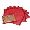 DMS RETAIL Single Packing Saree Cover Red 6 Pcs Combo - Transparent Saree Cover/Lehenga Cover/Suit Box Cover/Saree Organiser view 1