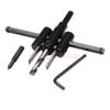NavaHome Basics Circle Cutter Drill Bit Tool Metal Cutter Kit Wood Cutting Black 30-200mm view 2