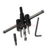 NavaHome Basics Circle Cutter Drill Bit Tool Metal Cutter Kit Wood Cutting Black 30-200mm view 3