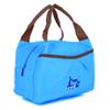 INSTABUYZ Hot & Cold Leak Proof Lunch Bag for Office School Kids Men & Women Storage Bag with Handle 3 Compartments Tiffin Bag (Blue) view 1