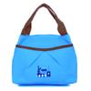 INSTABUYZ Hot & Cold Leak Proof Lunch Bag for Office School Kids Men & Women Storage Bag with Handle 3 Compartments Tiffin Bag (Blue) view 3